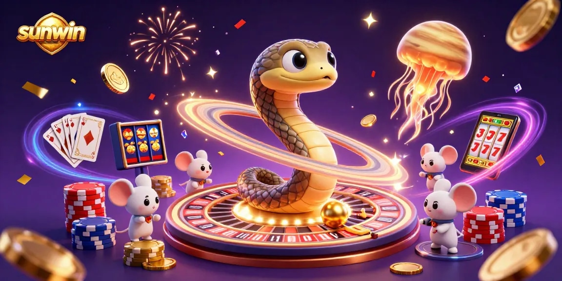 Experience thrilling bets at sunwin with a cosmic casino scene full of excitement!