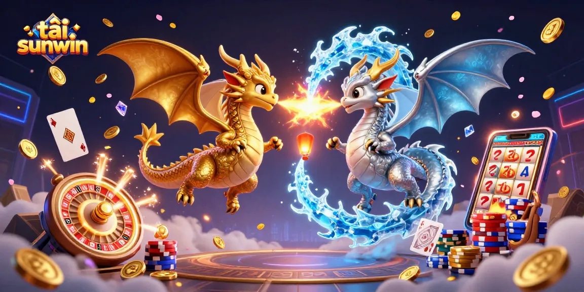 Experience exciting gameplay with tải sunwin as golden coins and winning cards fill the scene.