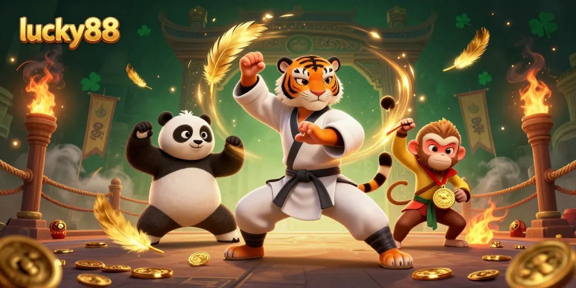Experience thrilling gameplay with lucky88 featuring vibrant 3D characters in an exciting casino scene.