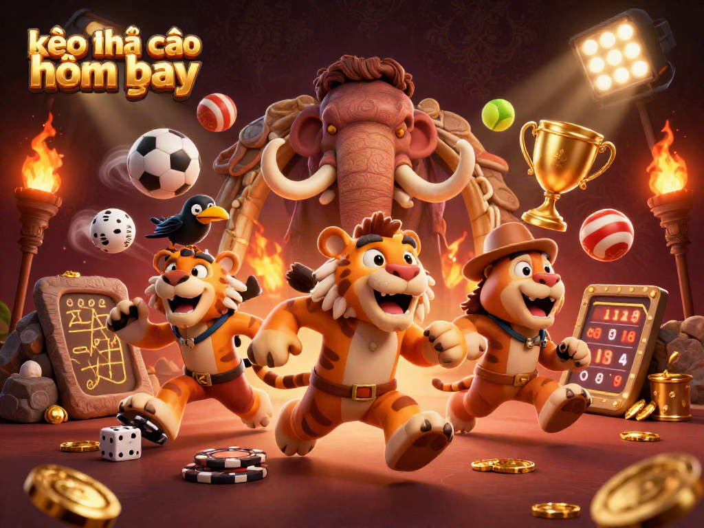 Engage in today’s kèo nhà cái hôm nay with exciting 3D prehistoric casino action and sports elements.