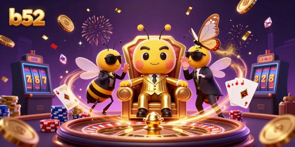 Experience thrilling gameplay at the b52 casino with immersive characters and vibrant gaming elements.