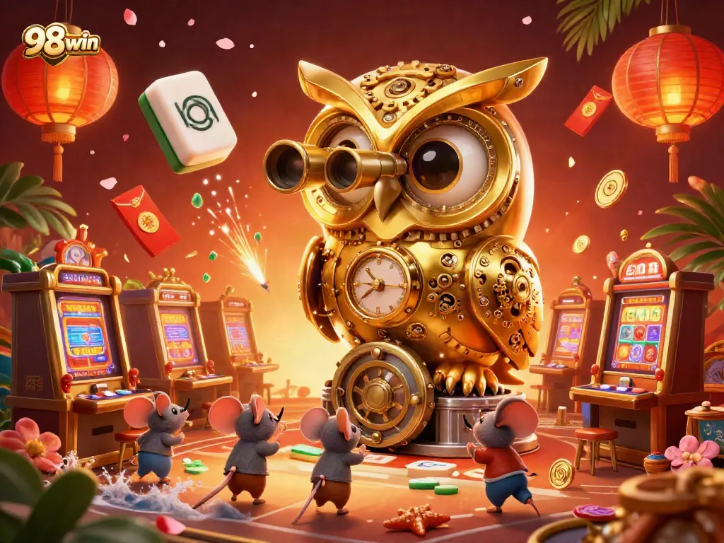 Experience thrilling gameplay at 98win with vibrant symbols and engaging casino elements.