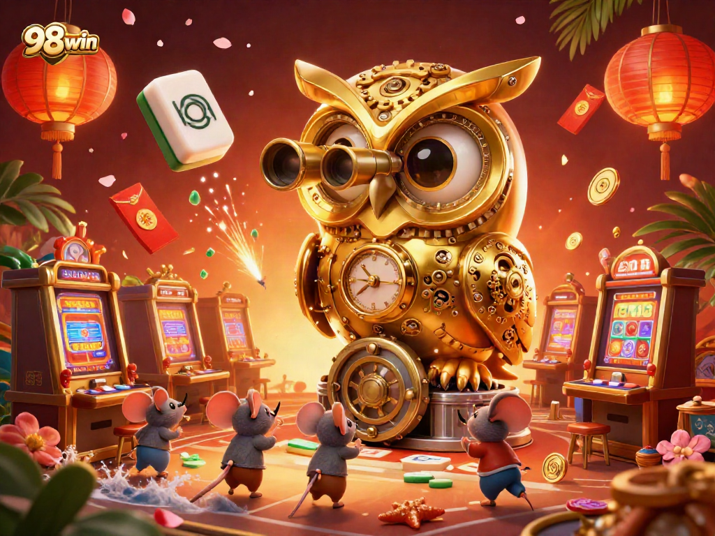 Experience thrilling gameplay at 98win with vibrant symbols and engaging casino elements.
