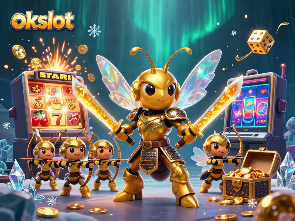 okslot สนุกสนานกับเกมสล็อตออนไลน์ท่ามกลางบรรยากาศคาสิโนที่สีสันสดใสและน่าตื่นเต้น