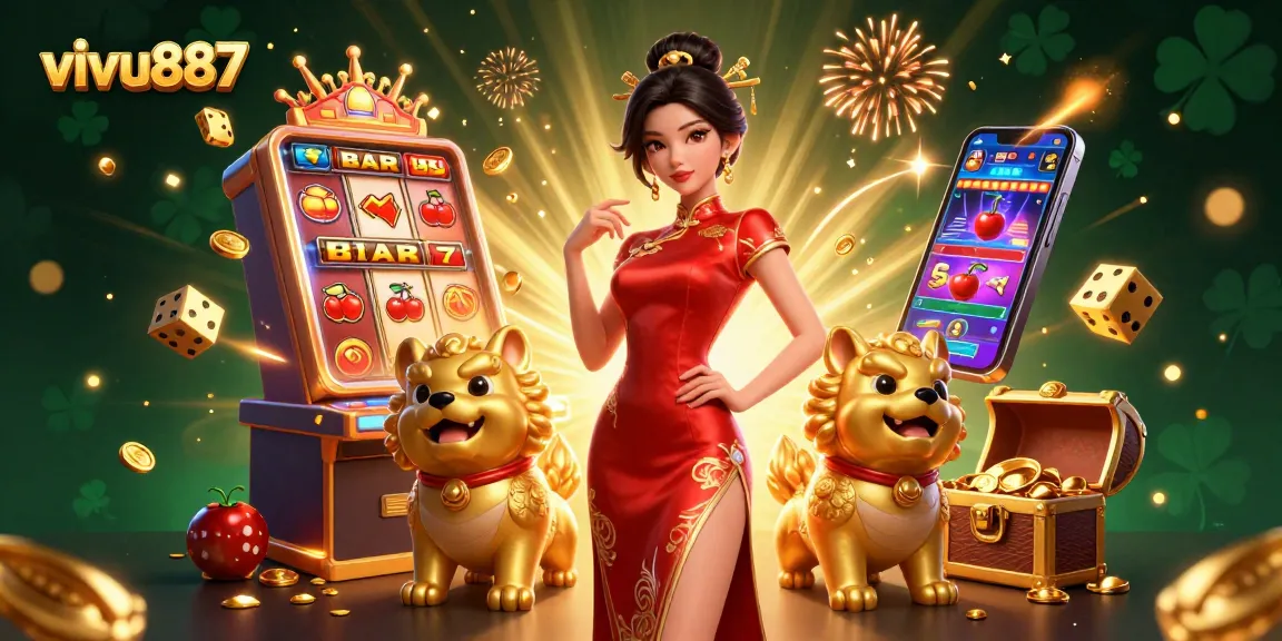 Experience vibrant gameplay at vivu887 with fortune-filled slots and exciting fireworks.