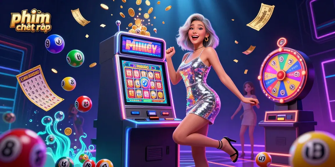 Engage with phim chiếu rạp in vibrant 3D casino scene filled with celebratory energy and dynamic game elements.