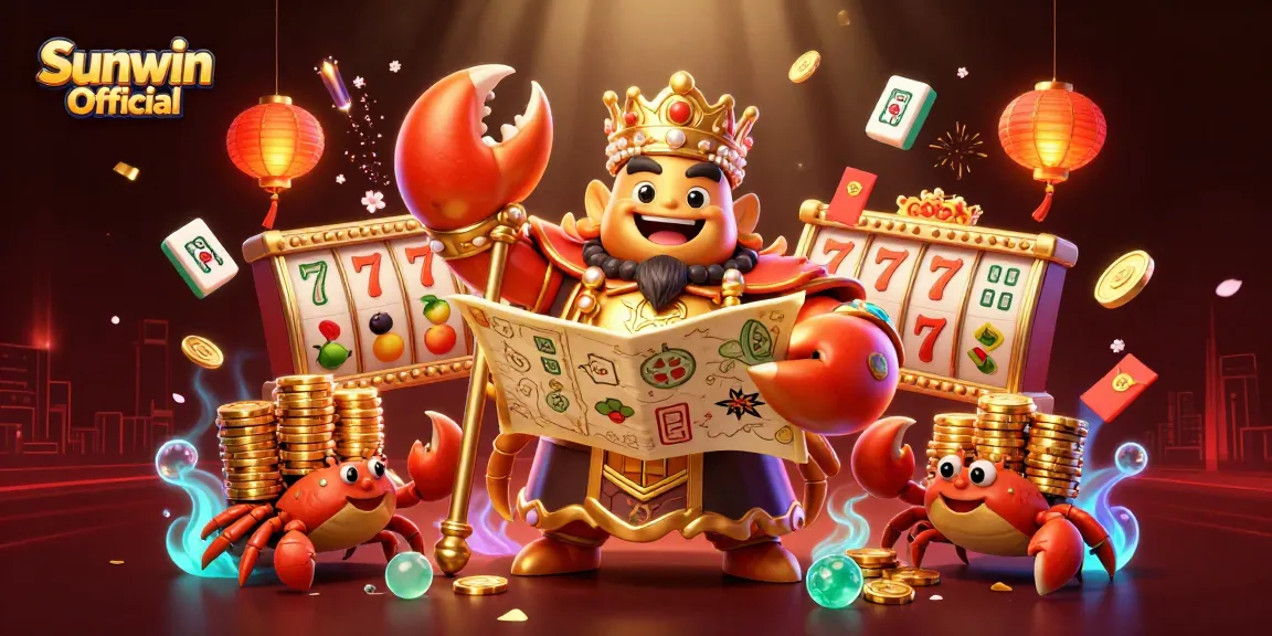 Experience the excitement of Sunwin Official with vibrant characters and dynamic casino elements.