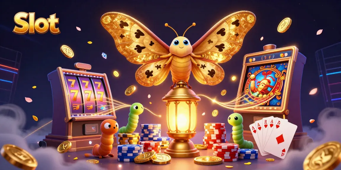 Slot yang menampilkan mesin slot dan karakter kasino yang memikat lainnya dalam ilustrasi 3D.