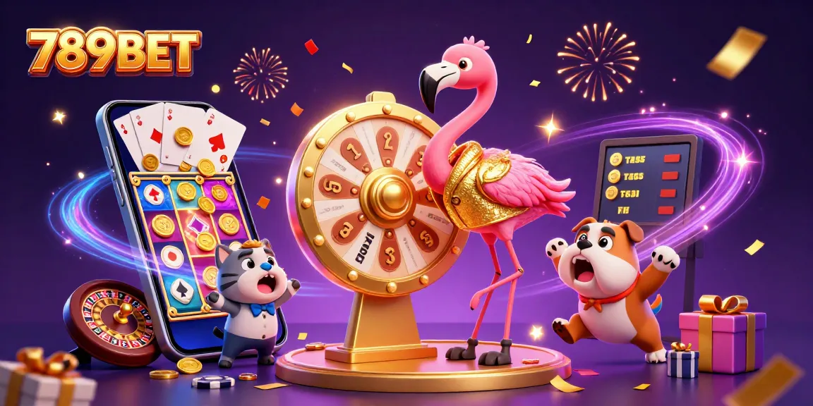 Experience exciting gameplay with 789BET as characters engage with vibrant casino elements.
