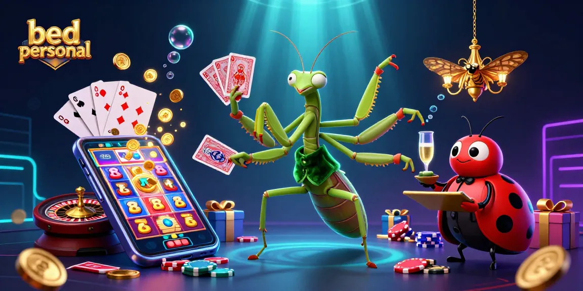 Experience the thrill of bed personal with dynamic gambling activities in an animated setting.