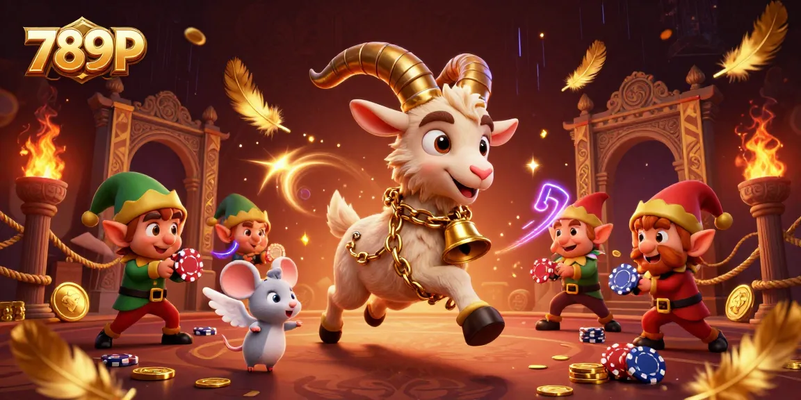 Engage with thrilling 789P casino games as the Krampus goat and mischievous elves create chaos for players.