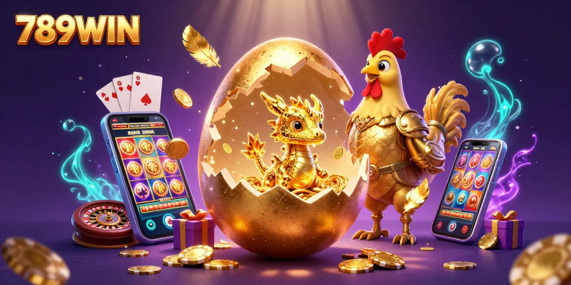 Experience thrilling gameplay with the 789WIN golden dragon amidst vibrant casino elements.