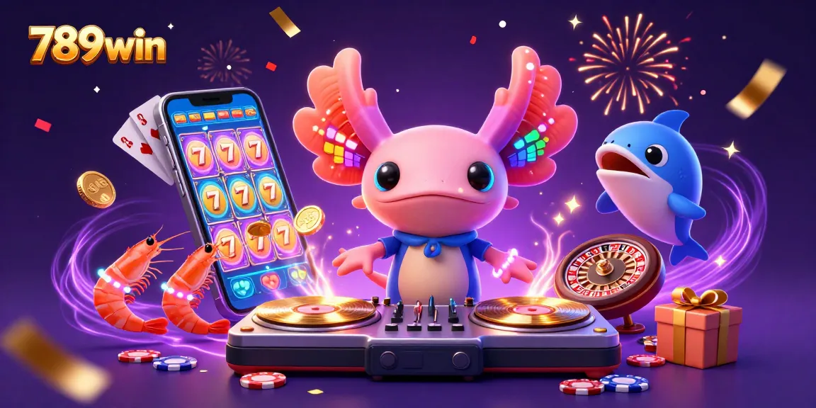 Experience the thrill of 789win with an exciting underwater casino party featuring vibrant characters and games.