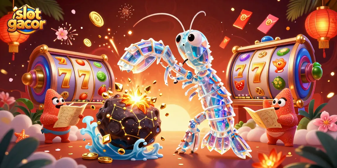 Experience slot gacor excitement with galactic characters, dynamic gameplay symbols, and vibrant casino elements bursting with color.