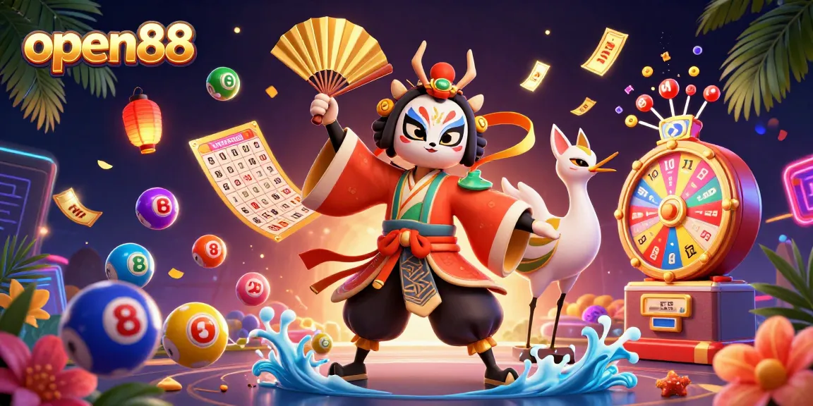 Play games at open88 with vibrant lottery balls and dynamic 3D characters for an exciting experience.